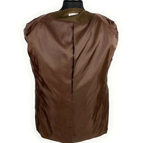 Alberto Celini Blazer Mens Brown 4 Button - Picture 5 of 7